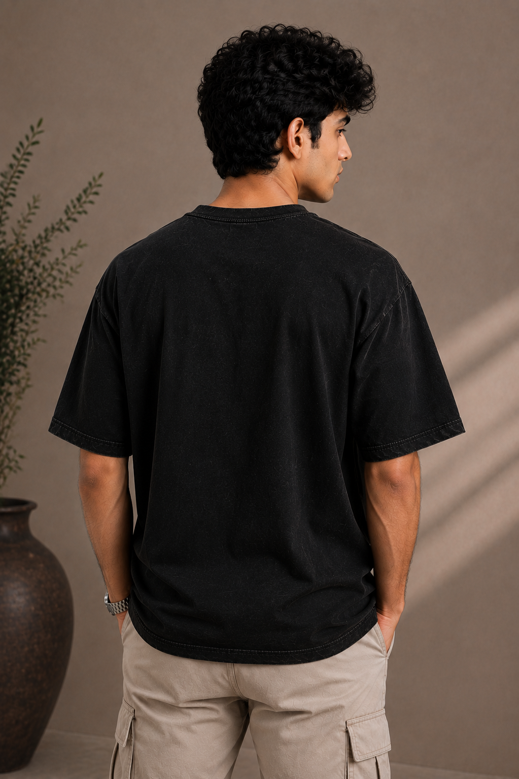 ISRO Space Premium Embroidered Oversized T-Shirt