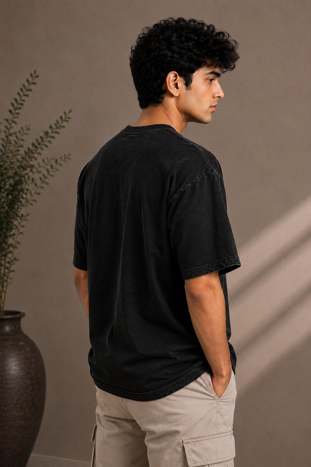 ISRO Space Premium Embroidered Oversized T-Shirt