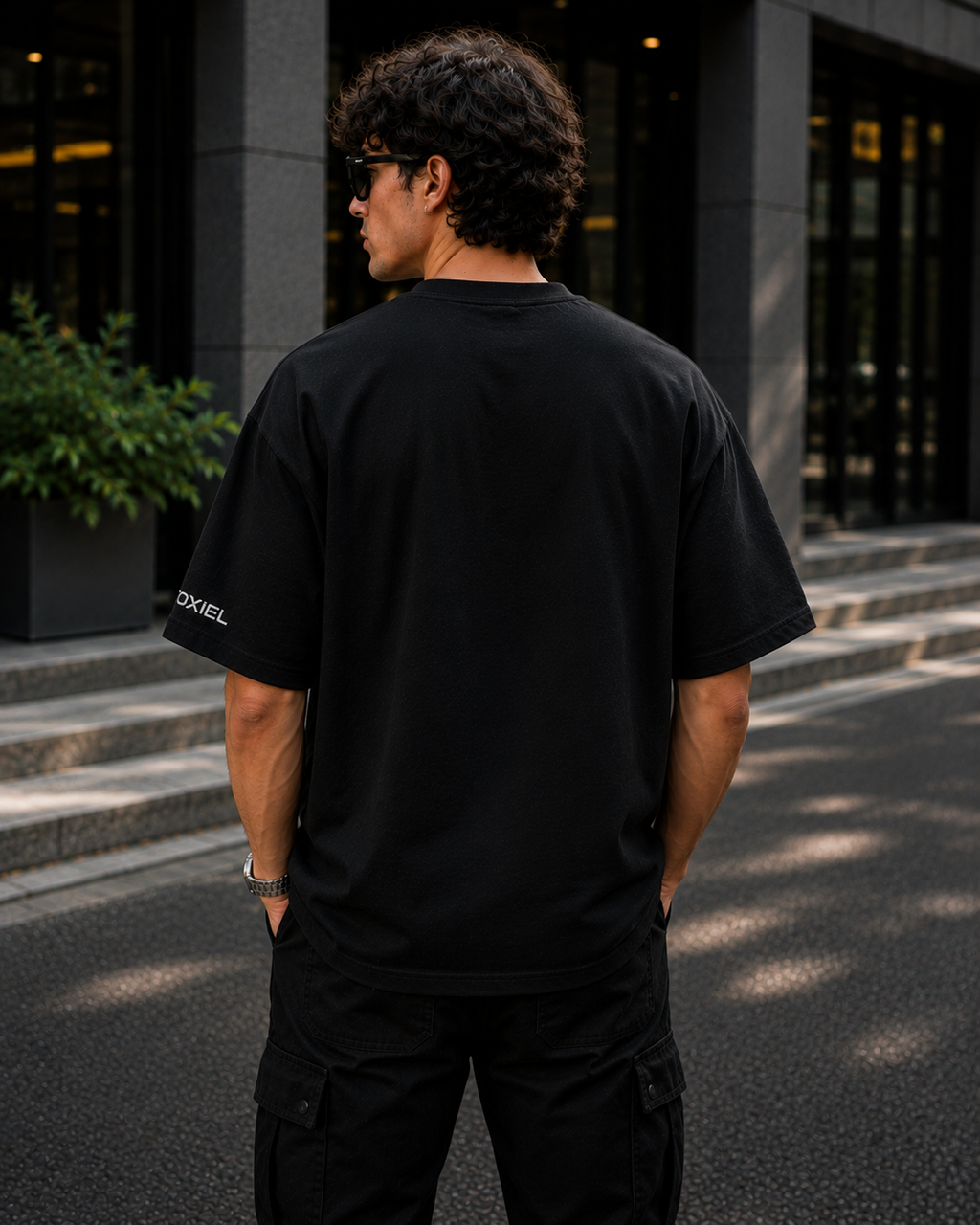Kakashi Anime Embroidered Oversized T-Shirt