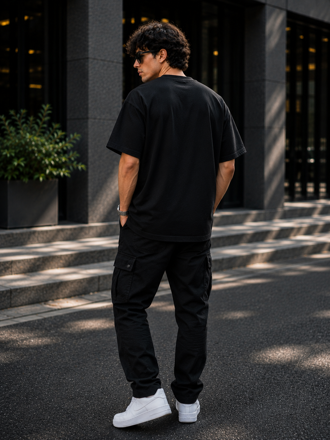 Kakashi Anime Embroidered Oversized T-Shirt