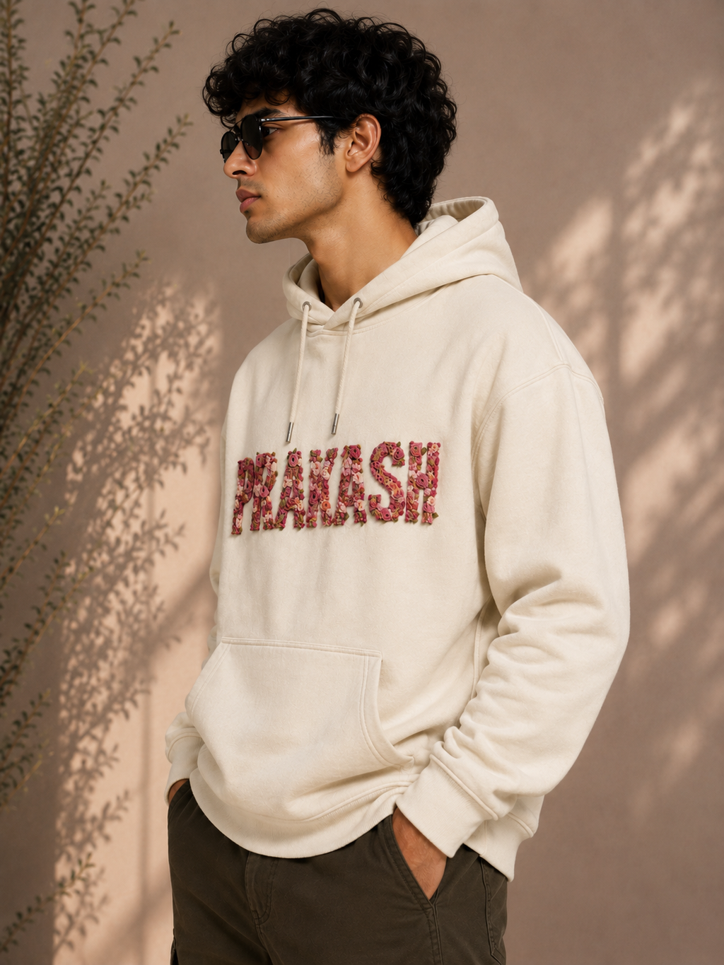 TOXIEL Customized Name Embroidery Oversized Hoodie