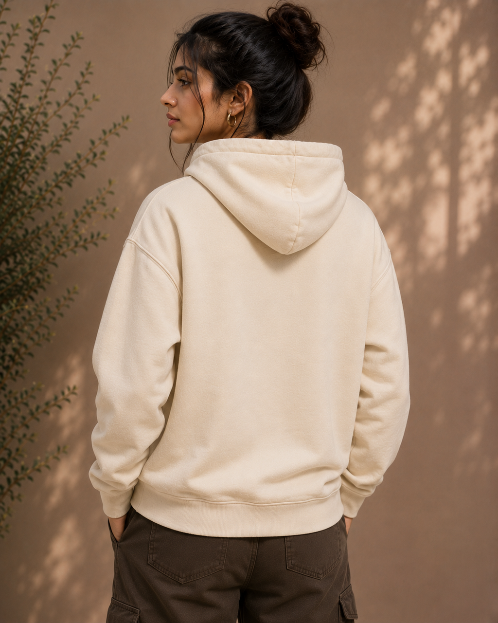 TOXIEL Customized Name Embroidery Oversized Hoodie